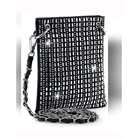 Rhinestone Design Petite Phone Purse - Picture 1 of 6
